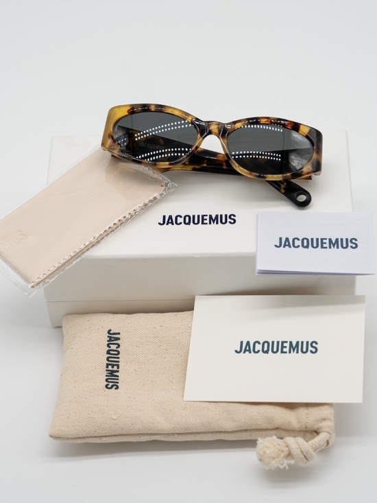Jacquemus Ovalo sunglasses Havana Brown main image 4